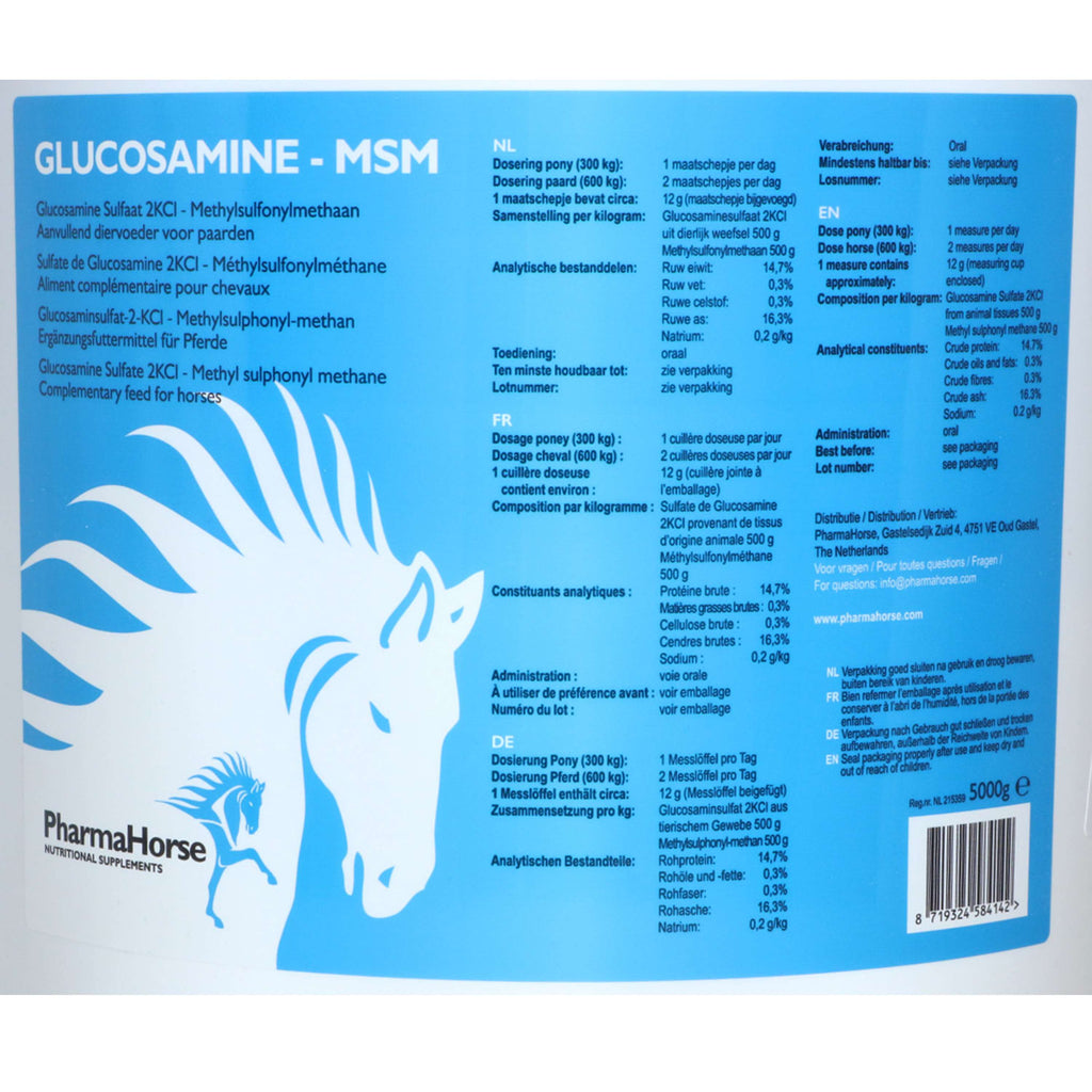PharmaHorse Glucosamine en MSM
