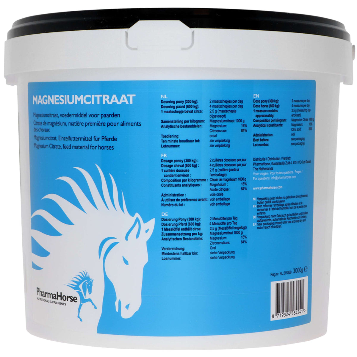 PharmaHorse Magnesium Citraat