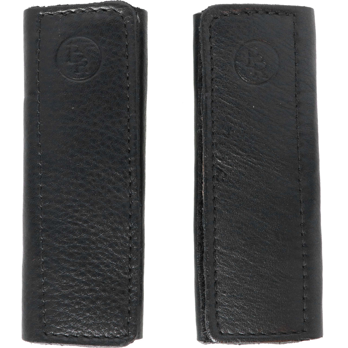 BR Beugelriemhoesjes Zacht Leer met Klittenband Zwart