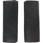 BR Beugelriemhoesjes Zacht Leer met Klittenband Zwart