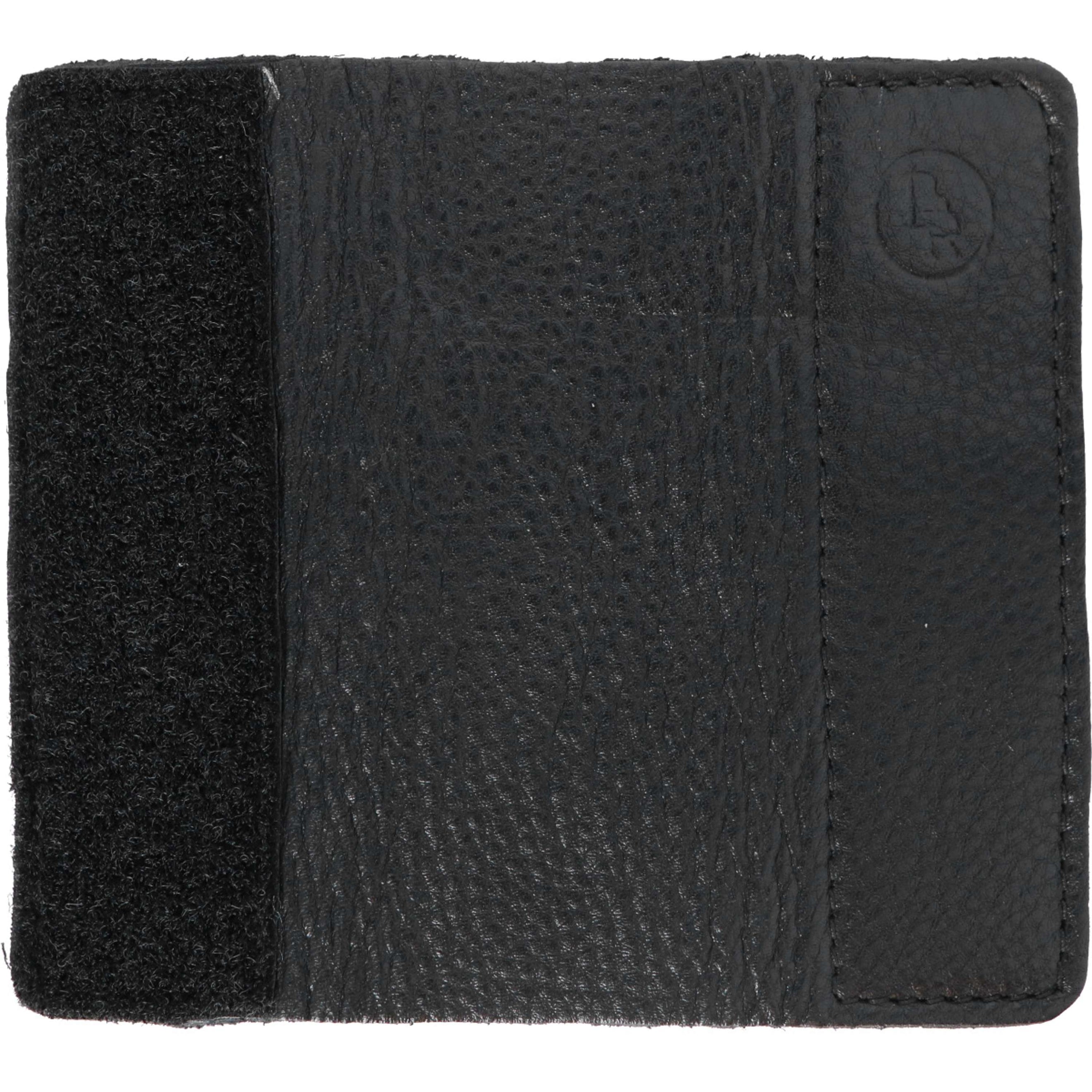 BR Beugelriemhoesjes Zacht Leer met Klittenband Zwart