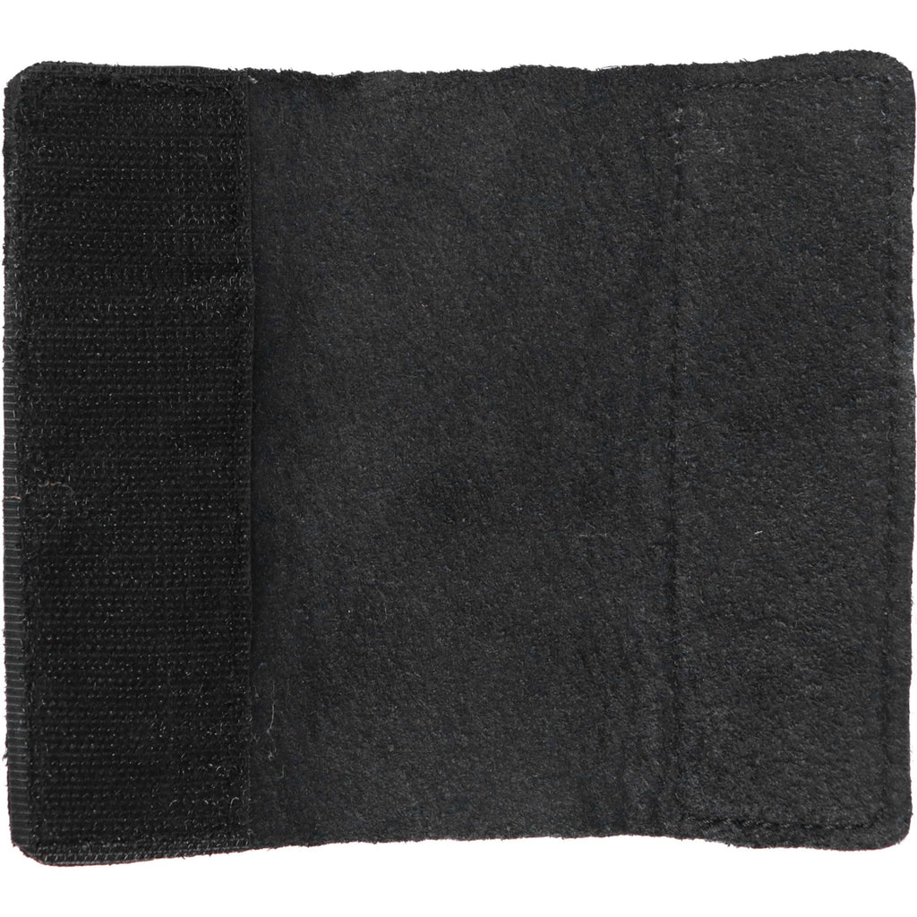 BR Beugelriemhoesjes Zacht Leer met Klittenband Zwart