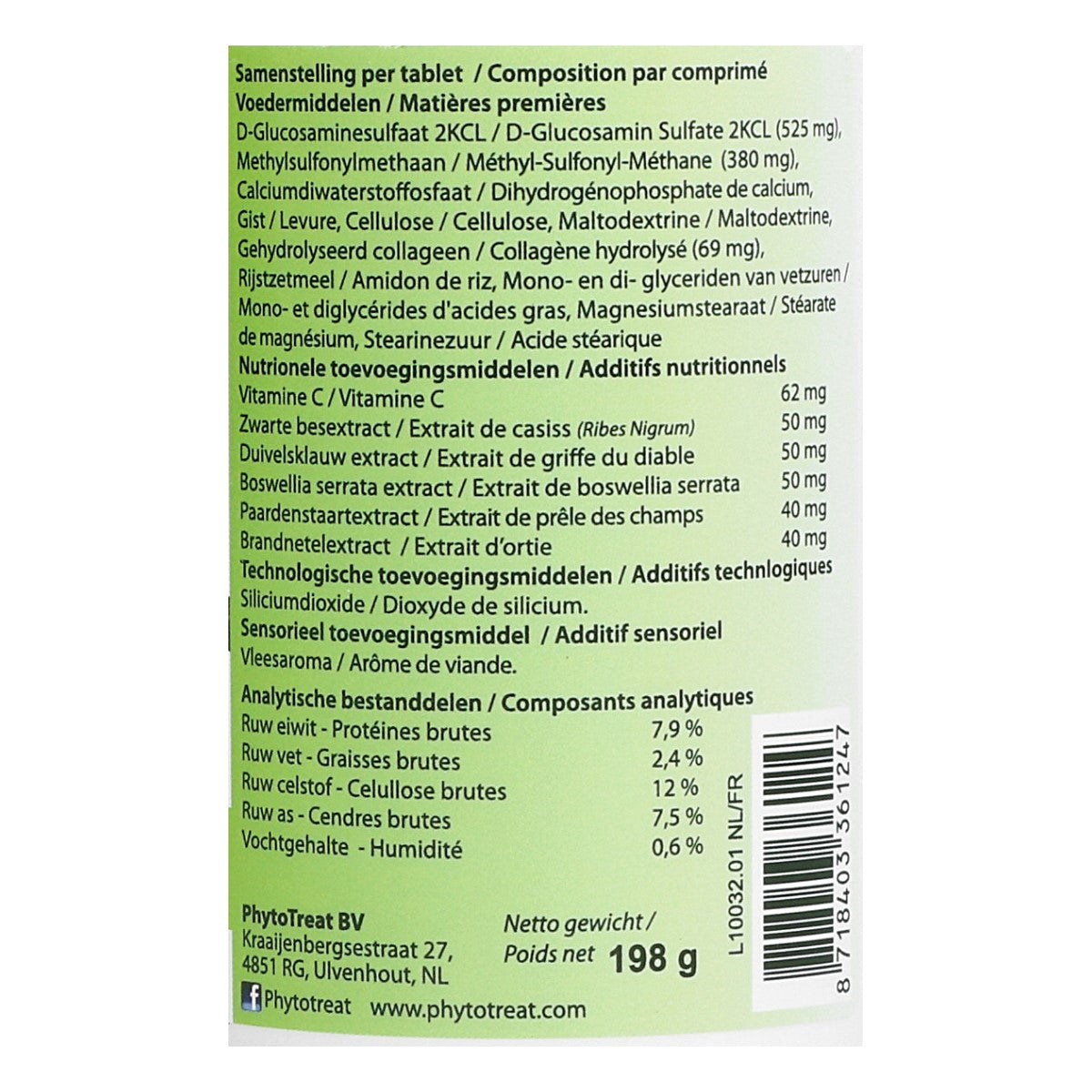 Phytotreat Glucosamine-Extra Hond