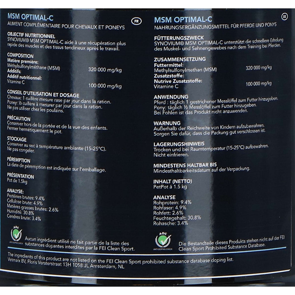 Synovium MSM Optimal-C