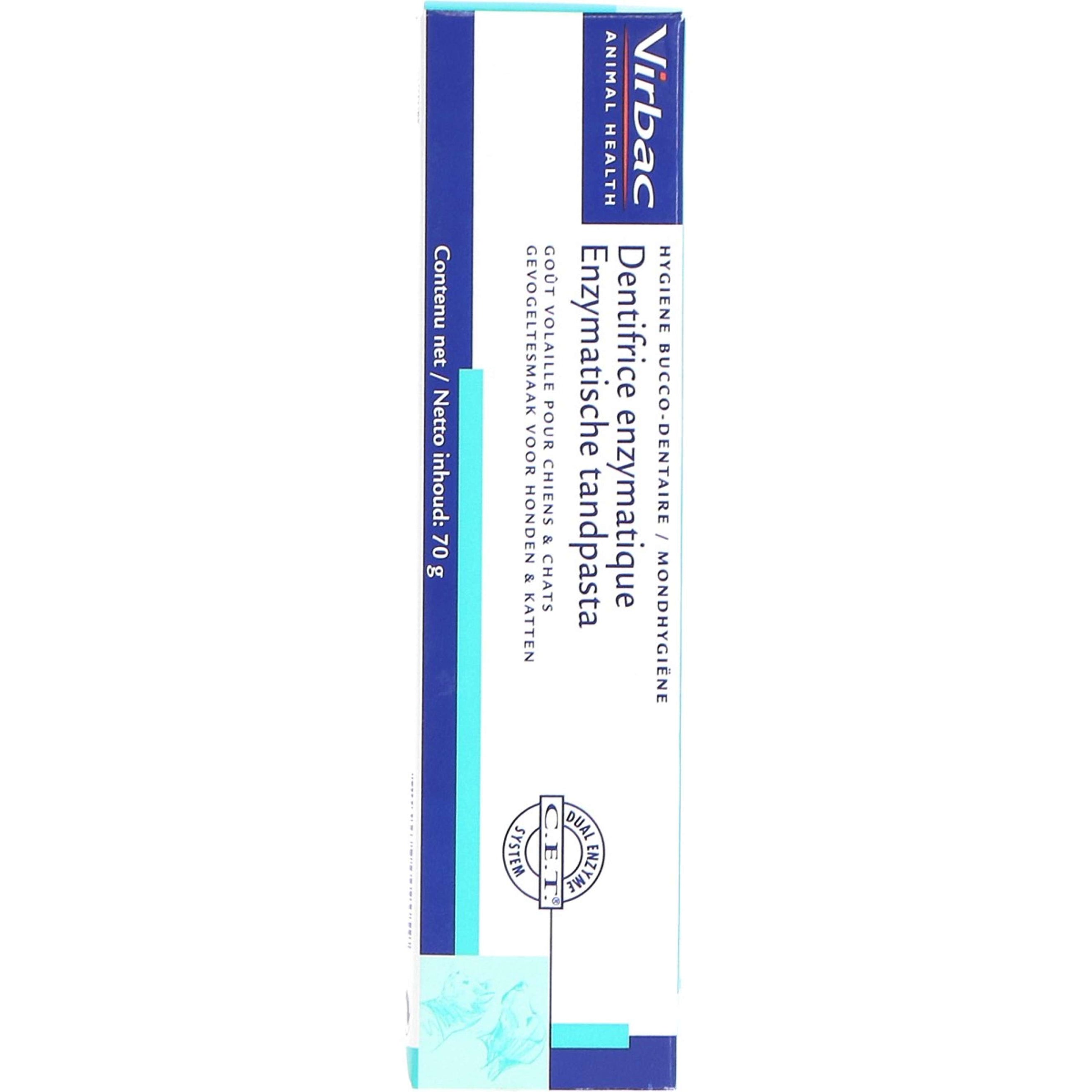 Virbac C.E.T. Tandverzorging Tandpasta Kip Hond/Kat Virbac C.E.T. Tandverzorging Tandpasta Kip Hond/Kat