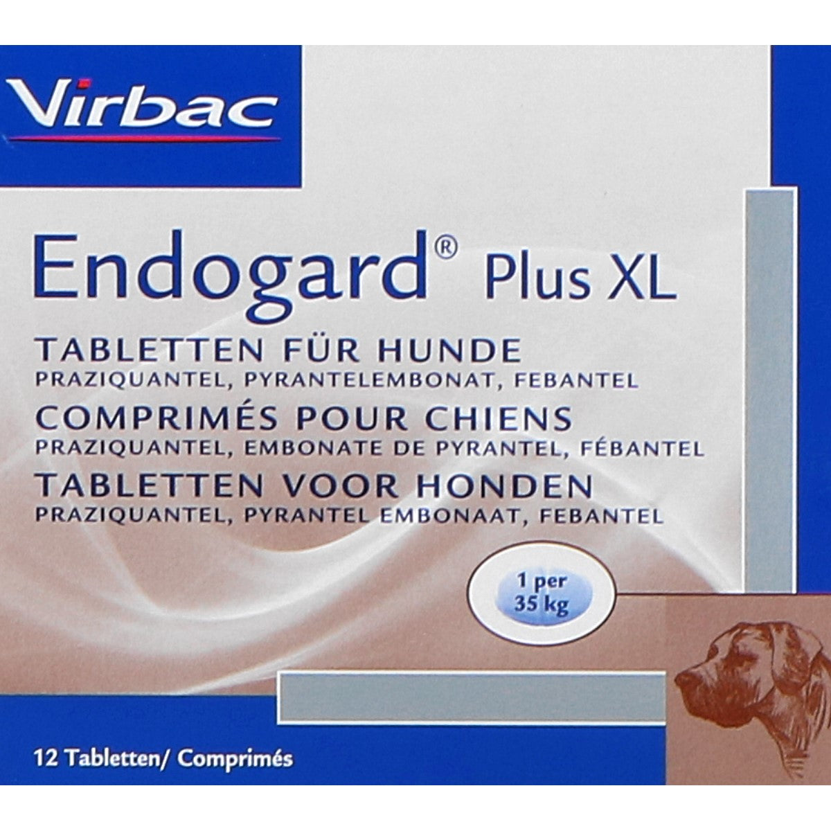 Virbac Endogard Plus XL Ontwormingstablet Hond