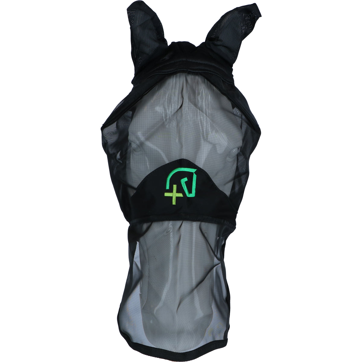 Agradi Horse Vliegenmasker Fine Mesh met Oren en Neus Zwart