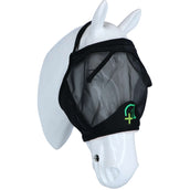 Agradi Horse Vliegenmasker Fine Mesh zonder Oren Zwart