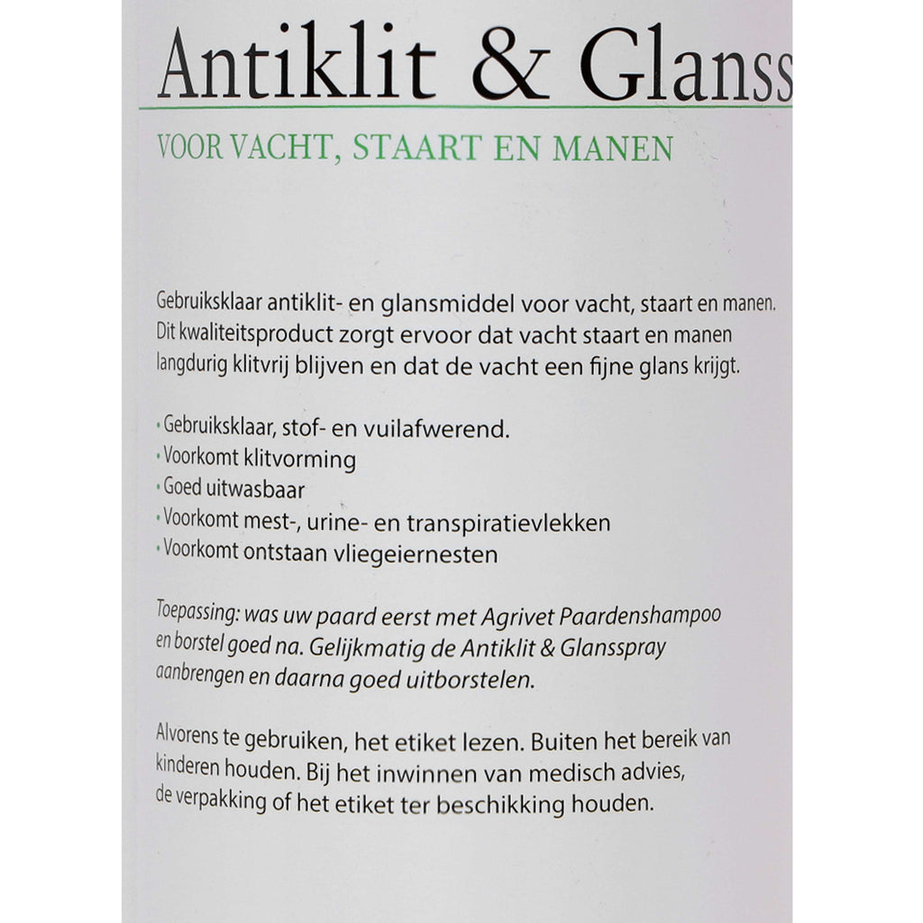 Agrivet Antiklit/Glansspray