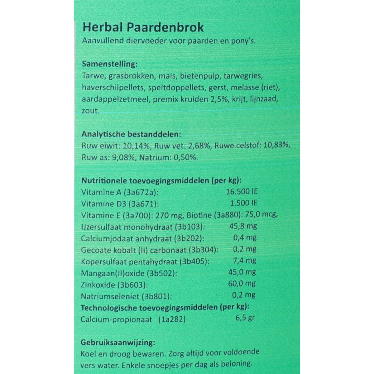 Vanilia Herbal Paardensnoepjes