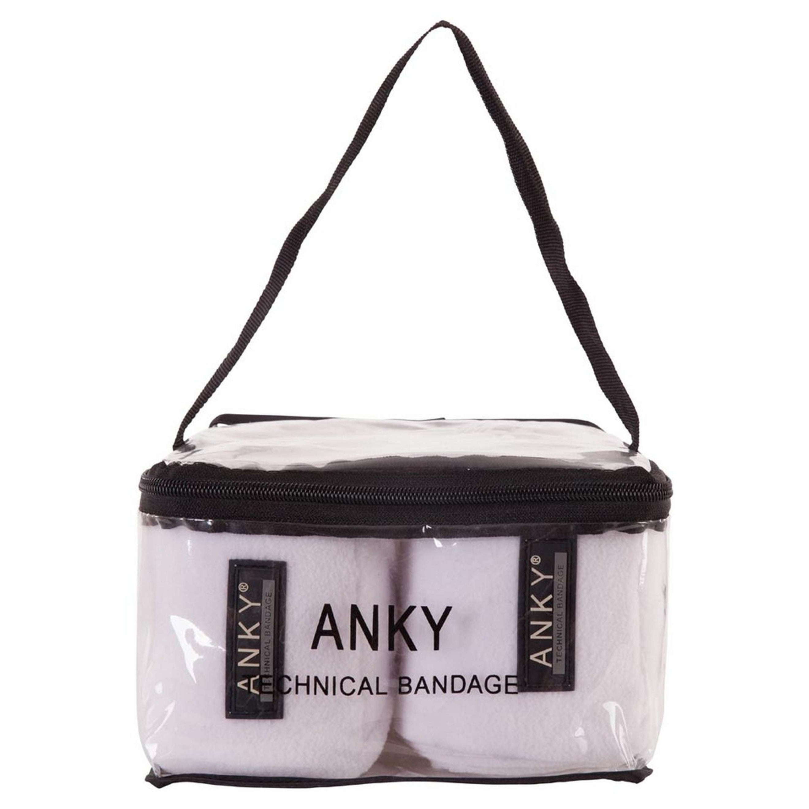 ANKY Bandages Basic Fleece Set van 4 Wit ANKY Bandages Basic Fleece Set van 4 Wit