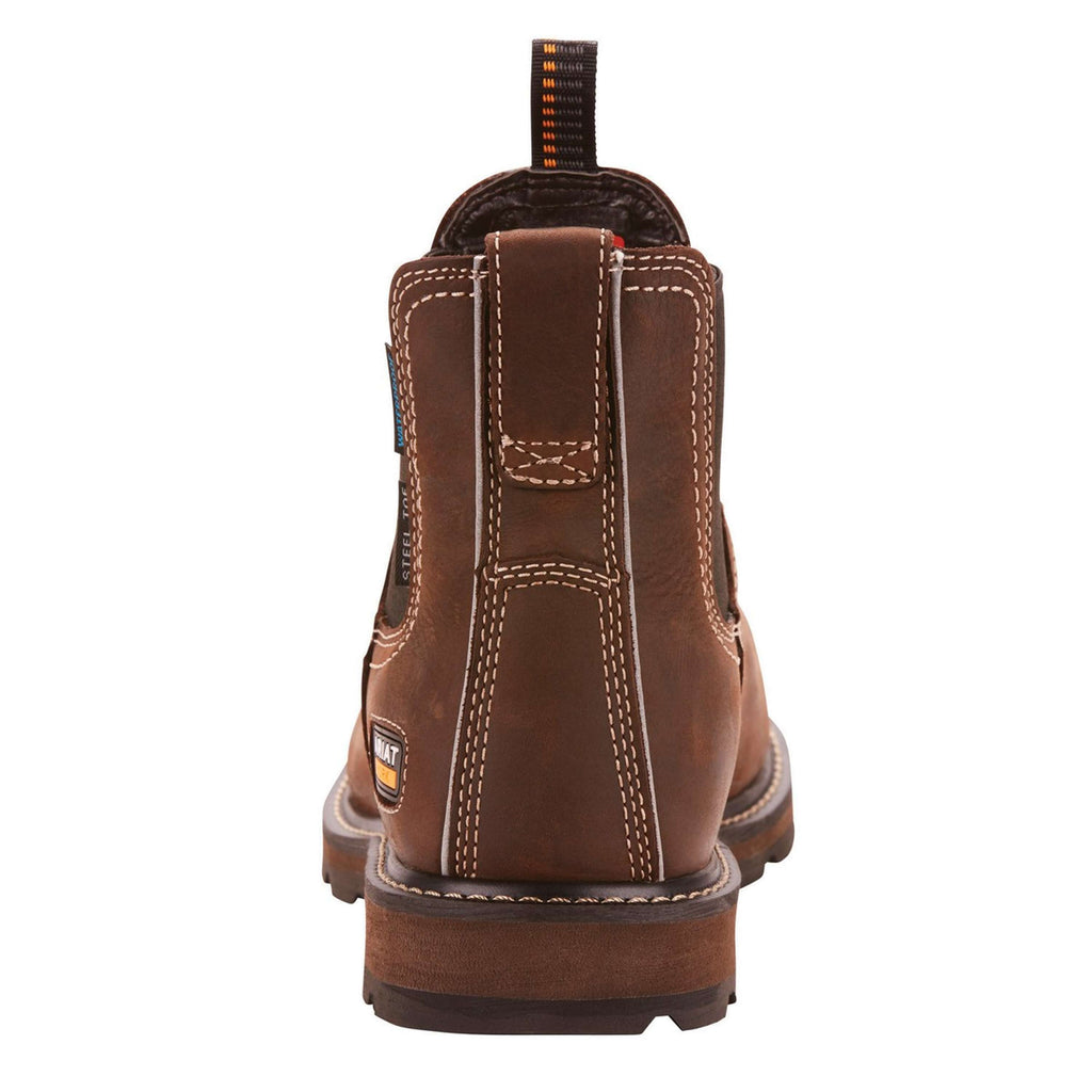 Ariat Jodhpurs Groundbreaker Chelsea Waterproof Steel Toe Heren Bruin