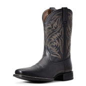 Ariat Westernlaars Sports Herdsman Man's Black Deertan