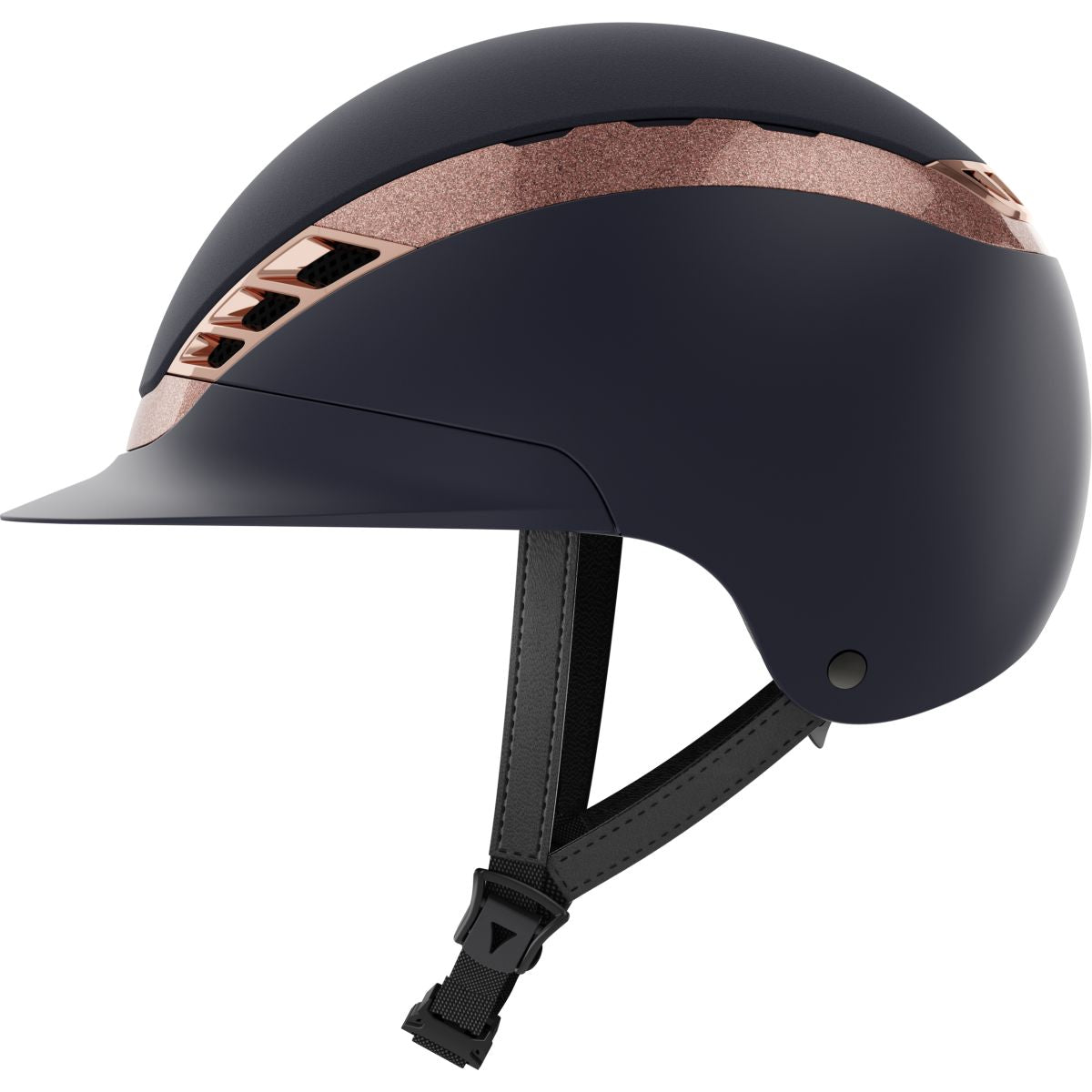 Pikeur X Abus Cap AirLuxe SUPREME Midnight Blue/Rose Gold