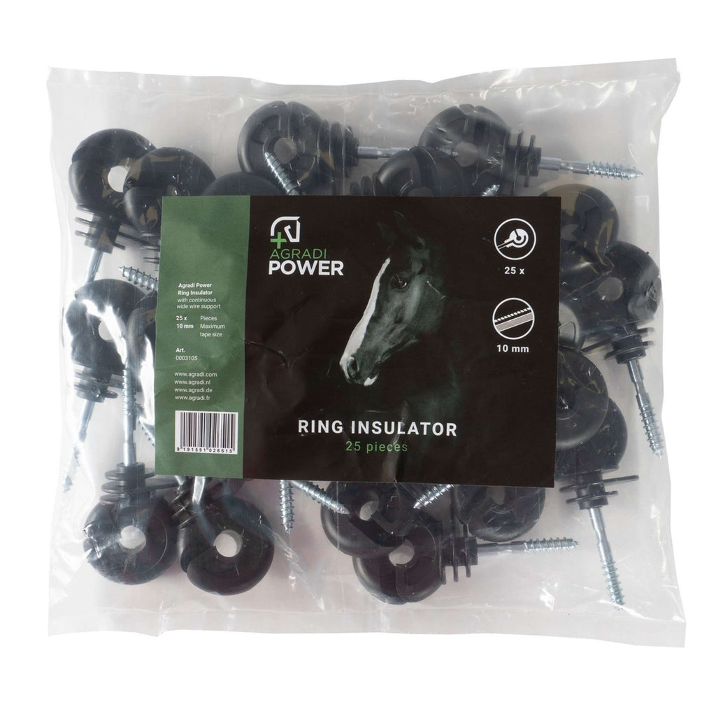 Agradi Power Ringisolator IJzeren Kern 25 Stuks Zwart