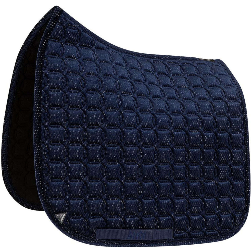 ANKY Zadeldekje Check Velvet XB25003 Dressuur Midnight Blue