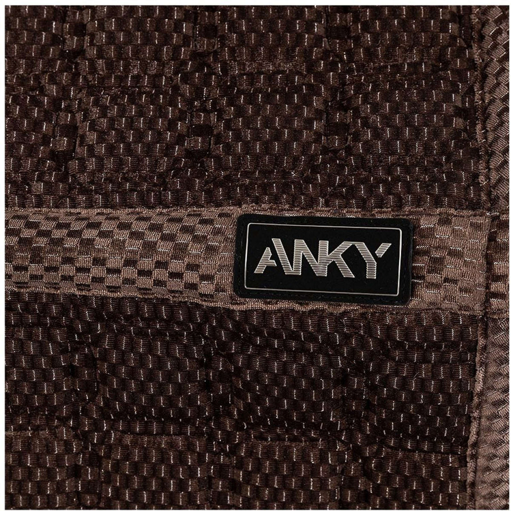 ANKY Zadeldekje Check Velvet XB25003 Dressuur Deep Taupe