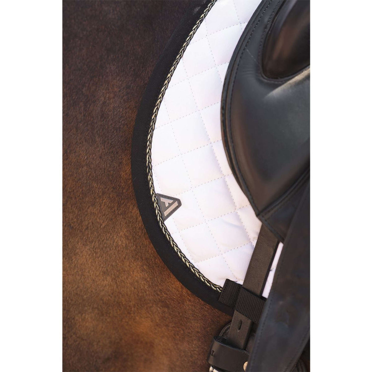 ANKY Zadeldekje Presence XB25005 Dressuur Wit/Zwart