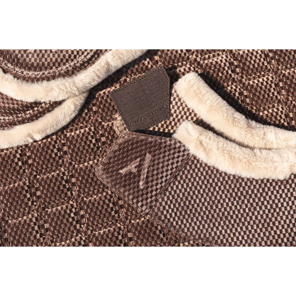 ANKY Springschoenen Check Velvet ATB25009 Deep Taupe