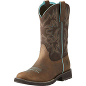 Ariat Westernlaarzen Delilah Round Toe Distressed Brown