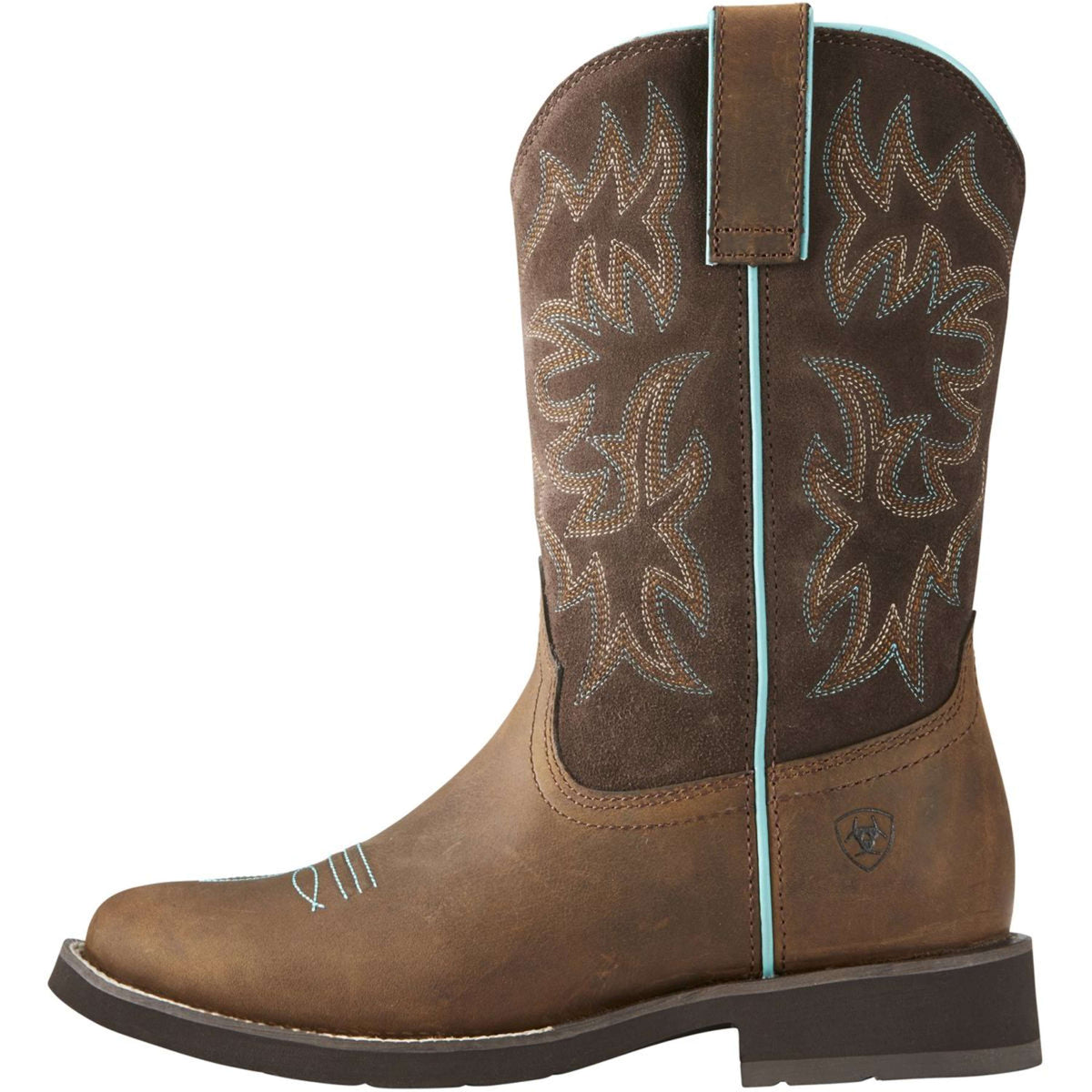 Ariat Westernlaarzen Delilah Round Toe Distressed Brown