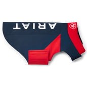 Ariat Hondenjas Team Softshell Blauw/Rood