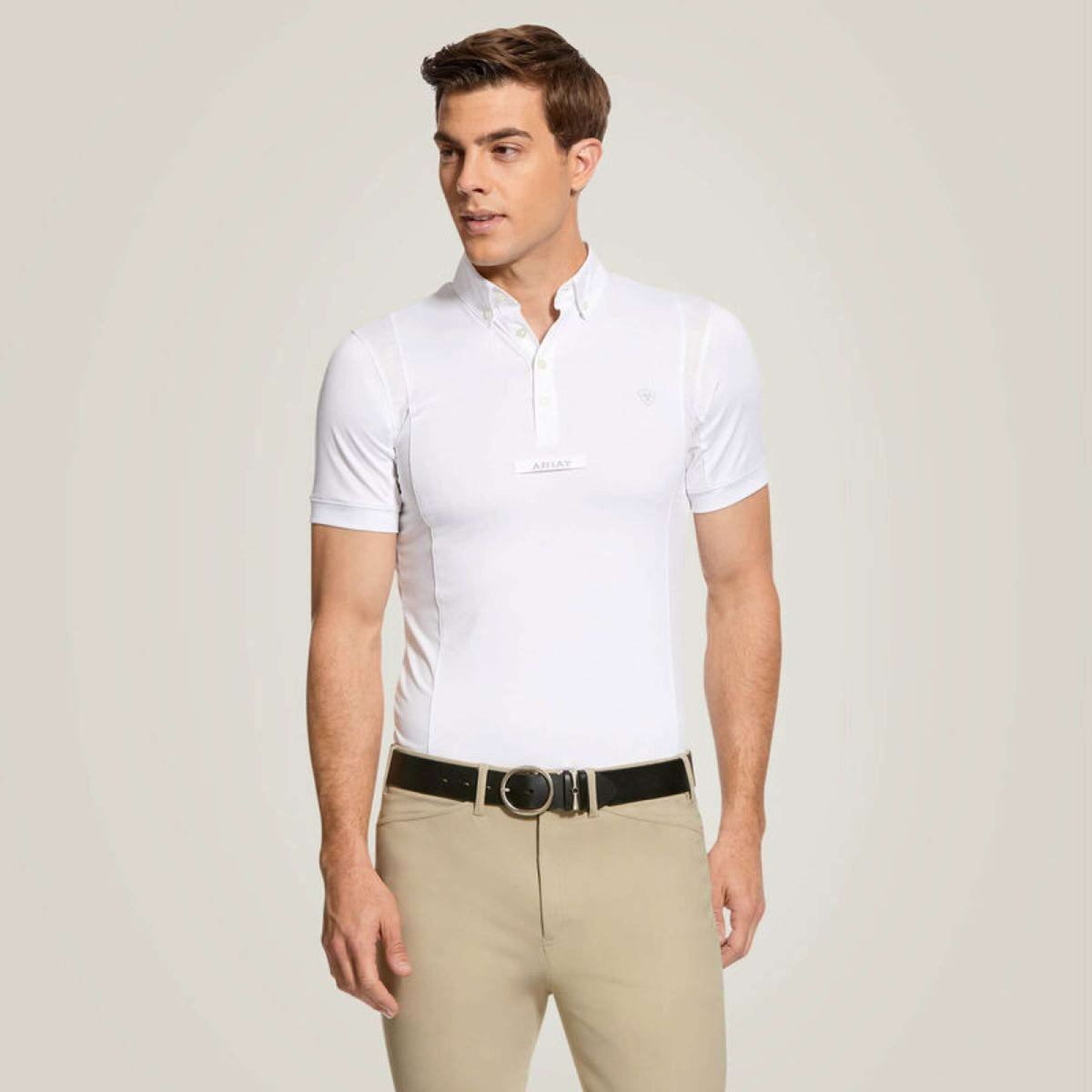 Ariat Wedstrijdshirt Tek Heren Wit