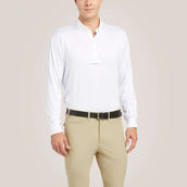 Ariat Wedstrijdshirt Tek Long Sleeve Heren Wit