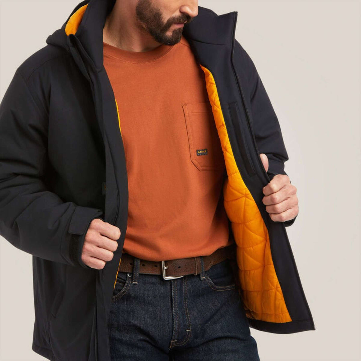 Ariat Jas Rebar Storm Fighter 2.0 Waterproof Heren Zwart