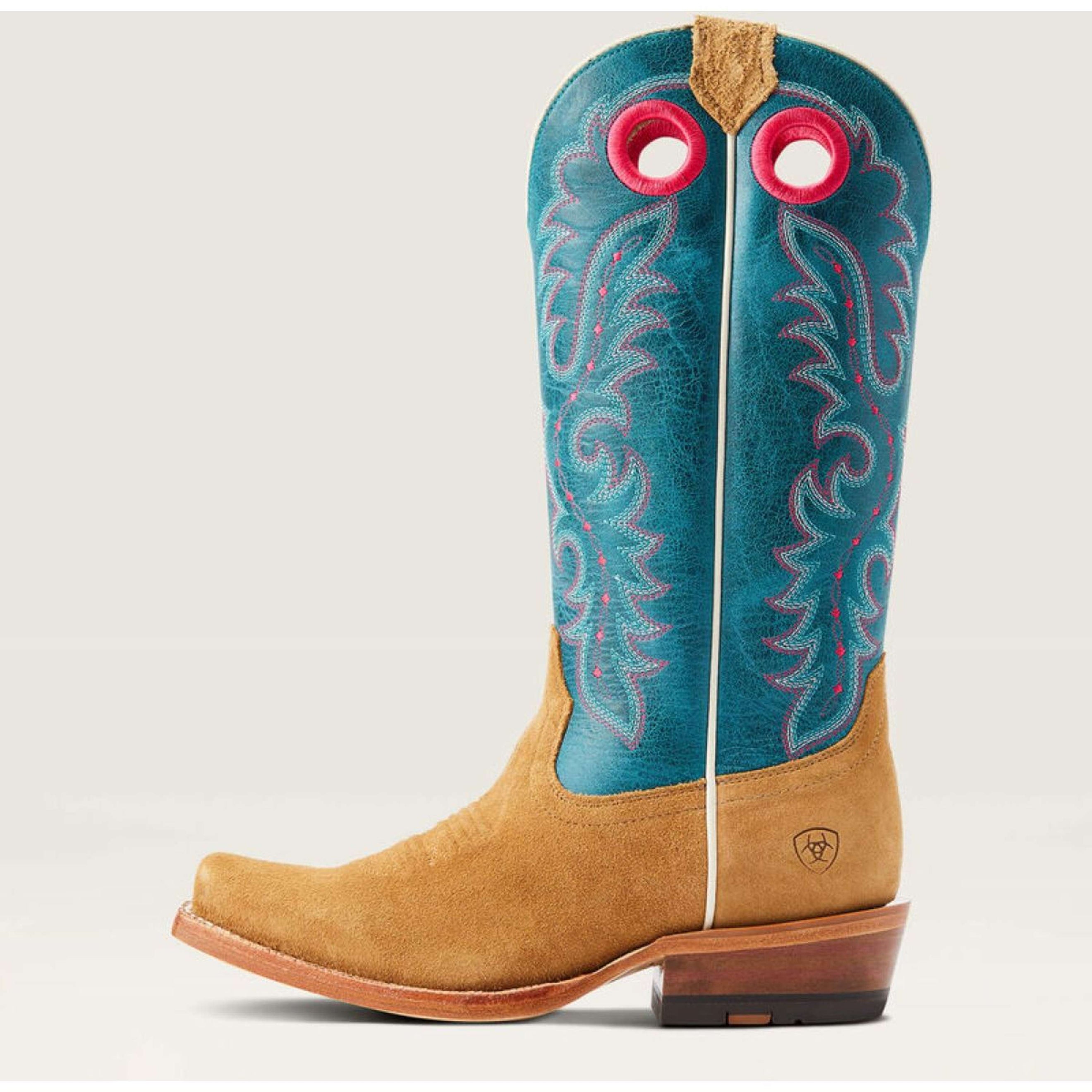 Ariat Westernlaarzen Futurity Boon Dames Buckskin Roughout Ariat Westernlaarzen Futurity Boon Dames Buckskin Roughout