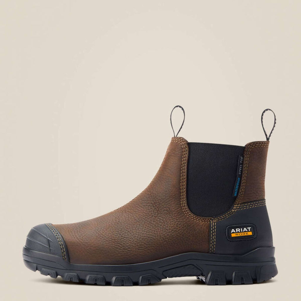 Ariat Jodhpurs Treadfast Chelsea Waterproof Steel Toe Heren Donkerbruin