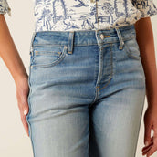 Ariat Jeans High Rise Bridle Slim Straight Leg Dames Abeline