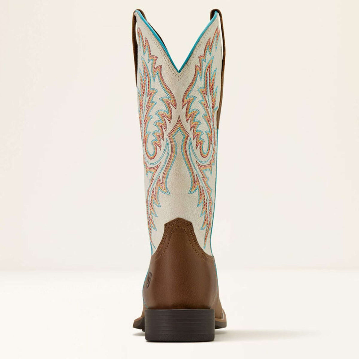Ariat Westernlaarzen Round Up W Toe Dames Sandstorm/Distressed Ivory