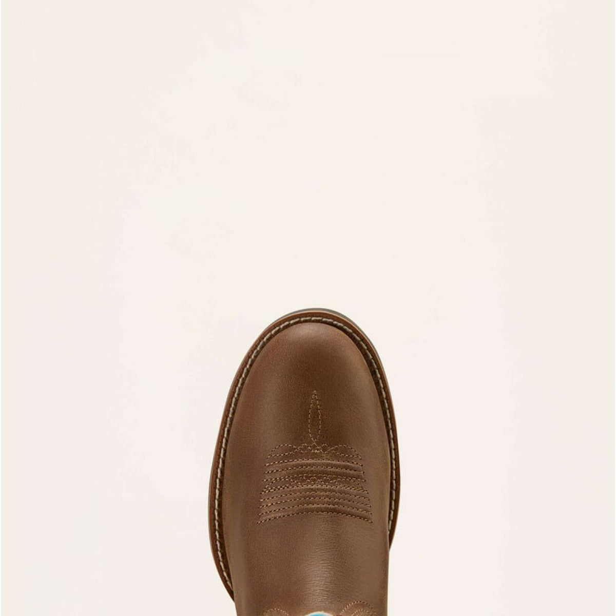 Ariat Westernlaarzen Round Up W Toe Dames Sandstorm/Distressed Ivory