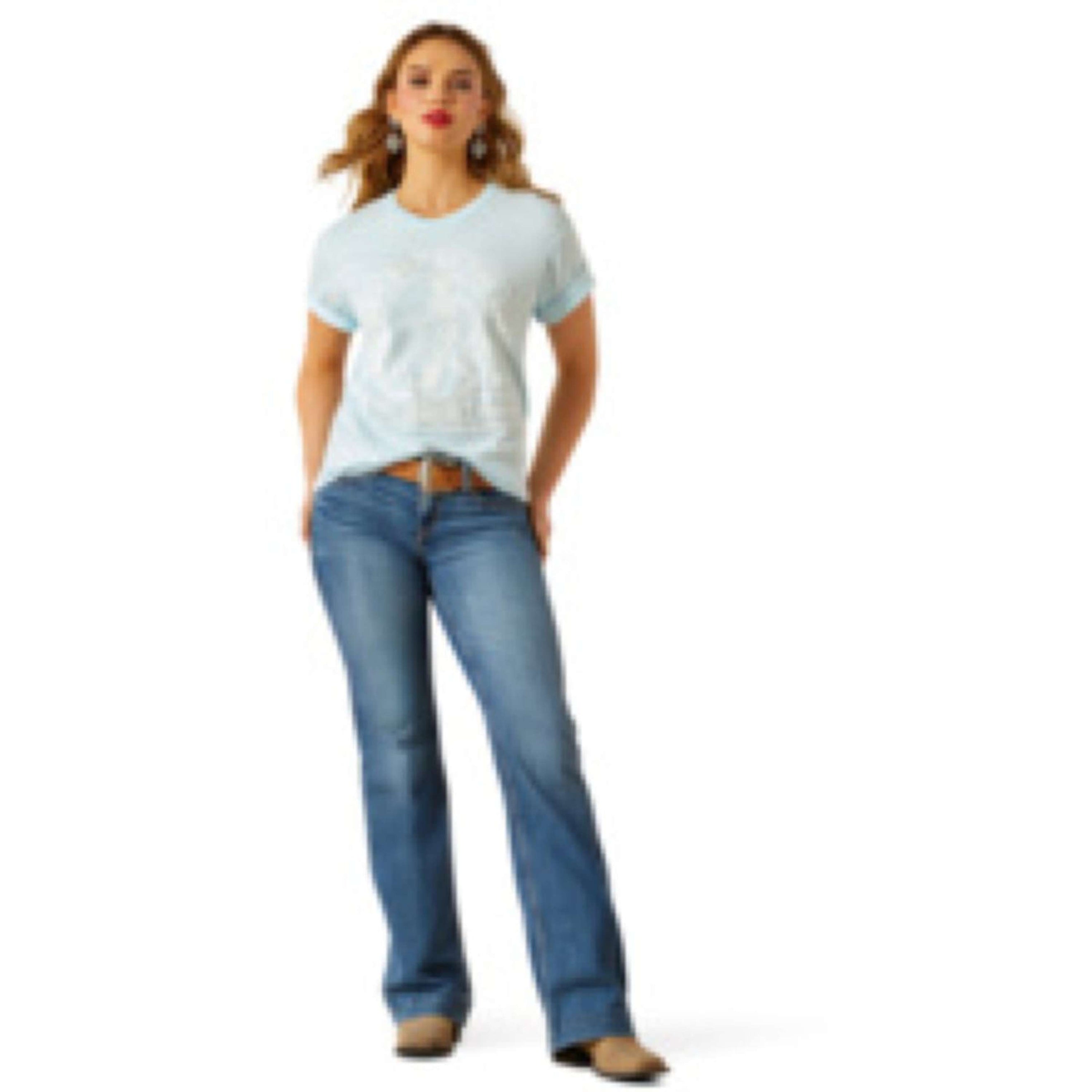Ariat T-Shirt Another Day Dames Vintage Lagoon