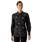 Ariat Blouse Cricklade Dames Navy