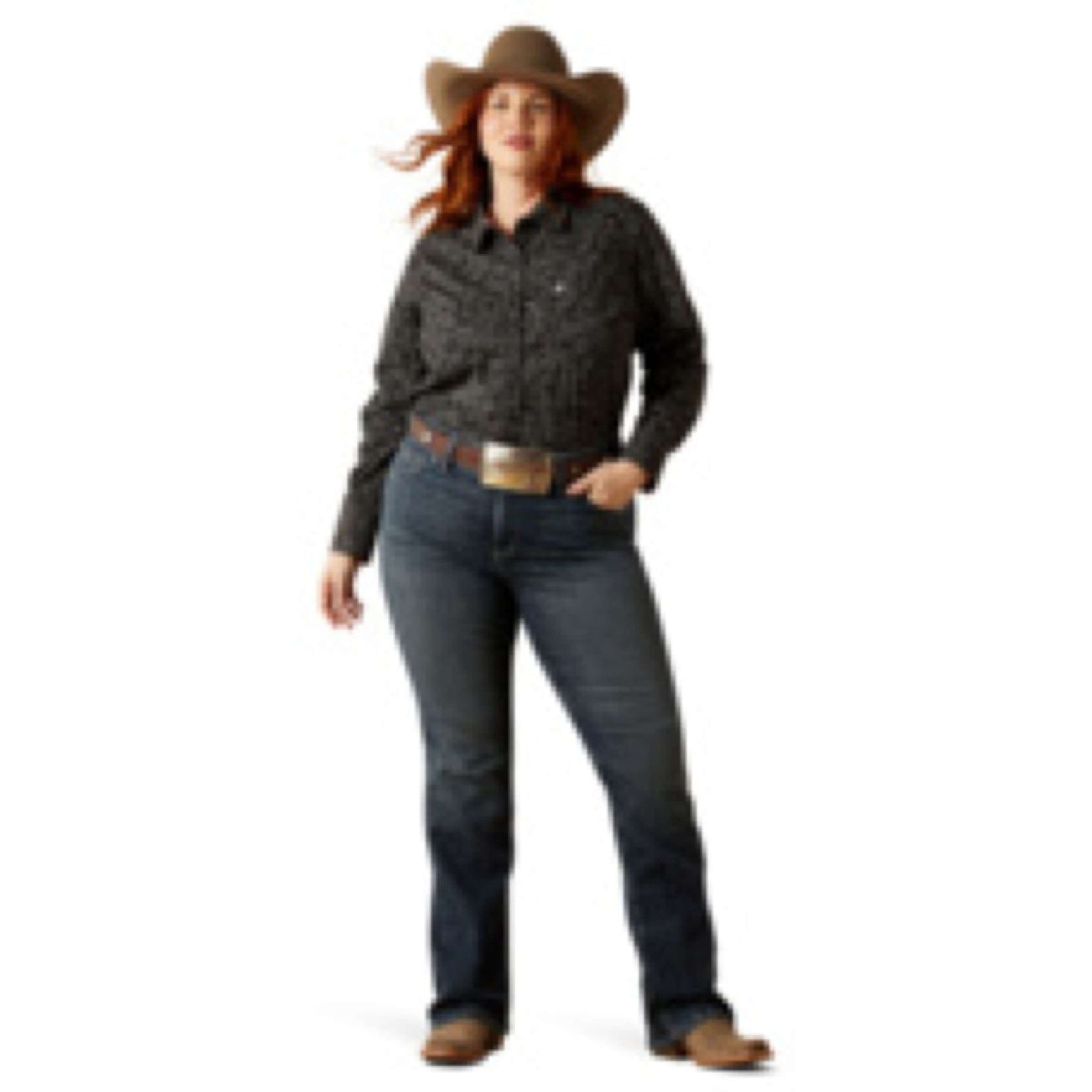 Ariat Blouse Kirby Dames Zwart