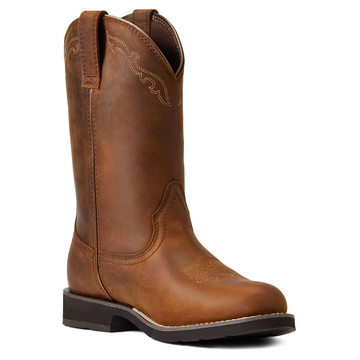 Ariat Westernlaars Delilah Ronde neus Waterproof Distressed Brown