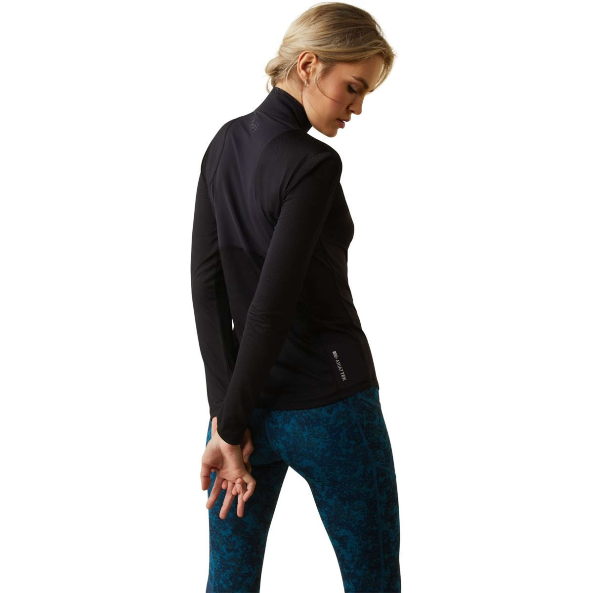 Ariat Shirt Lange Mouwen Breathe Zip Dames Zwart