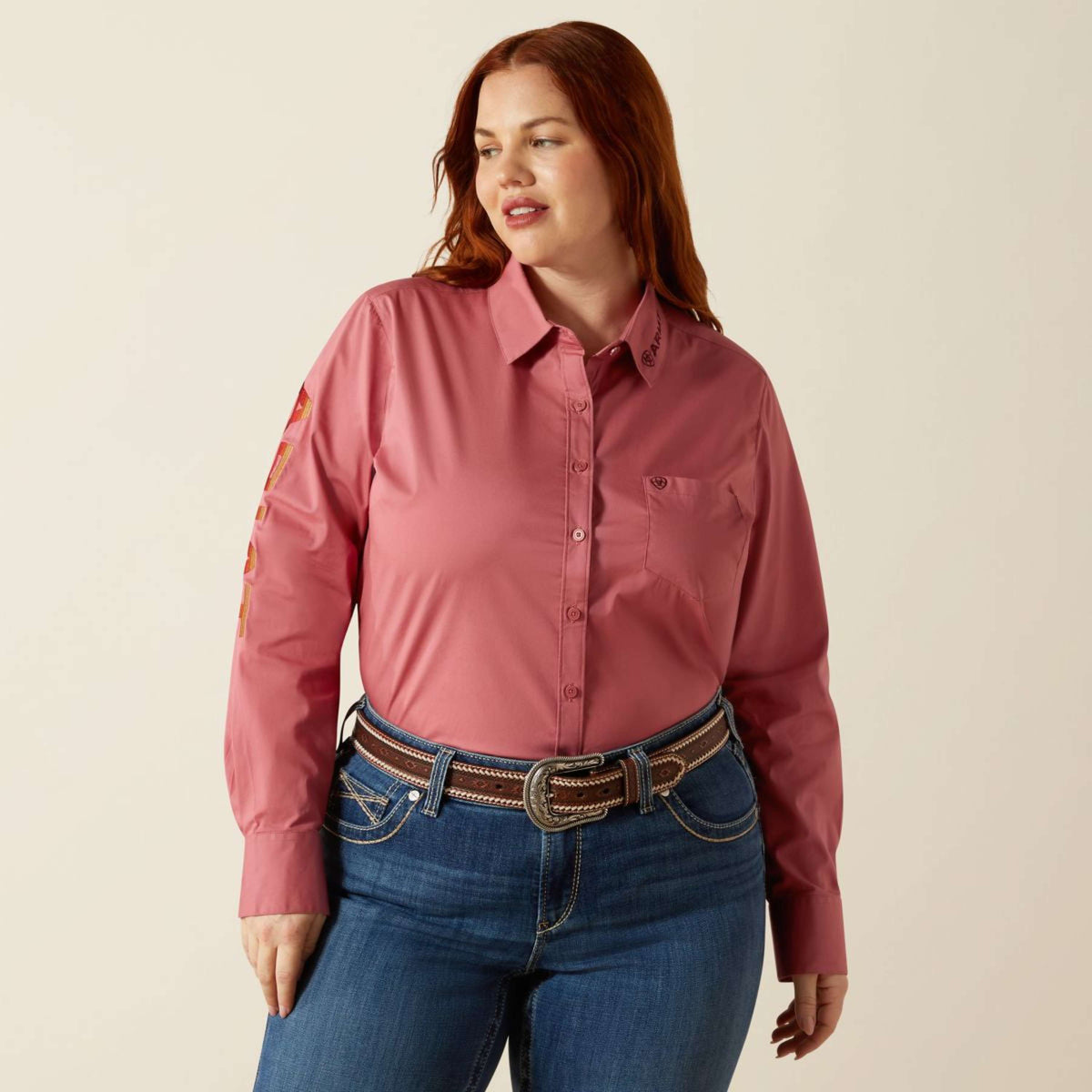 Ariat Blouse Team Kirby Mauvewood