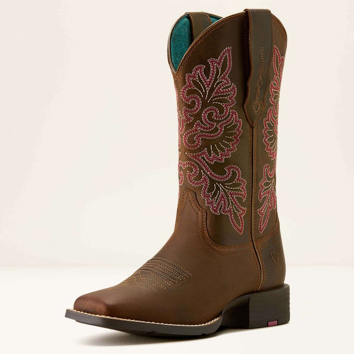 Ariat Westernlaarzen Round Up Wide Square Toe Sassy Brown