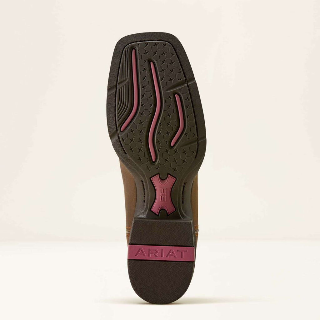 Ariat Westernlaarzen Round Up Wide Square Toe Sassy Brown
