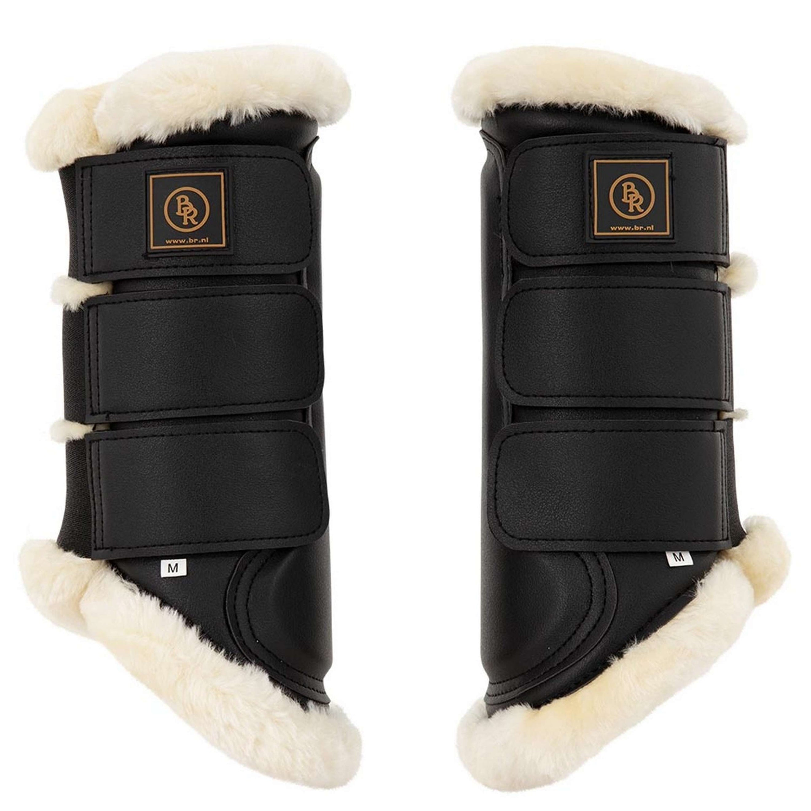 BR Beenbeschermer Majestic Sheepskin Zwart BR Beenbeschermer Majestic Sheepskin Zwart