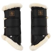 BR Beenbeschermer Majestic Sheepskin Zwart