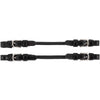 BR Pelhamriemen/Pelham Straps Horwich Zwart/Zilver