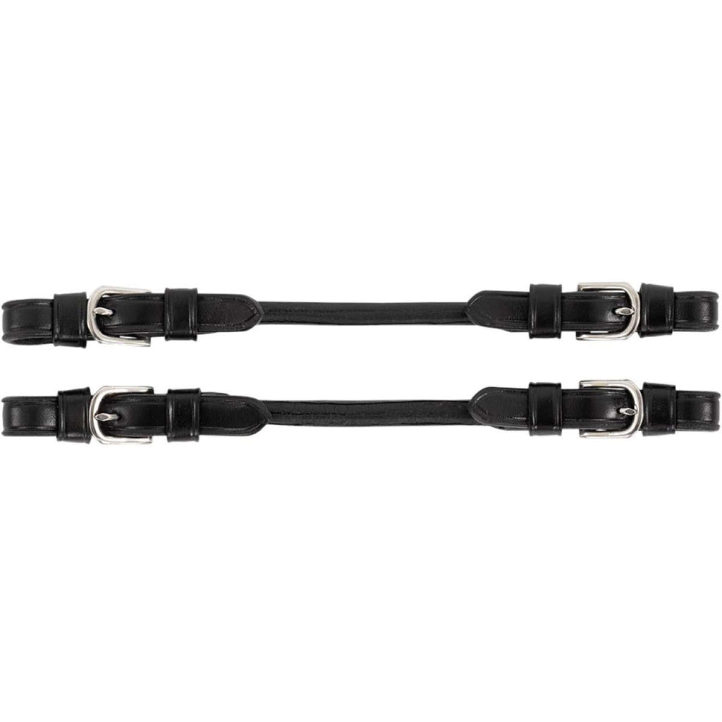 BR Pelhamriemen/Pelham Straps Horwich Zwart/Zilver