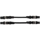 BR Pelhamriemen/Pelham Straps Horwich Zwart/Zilver