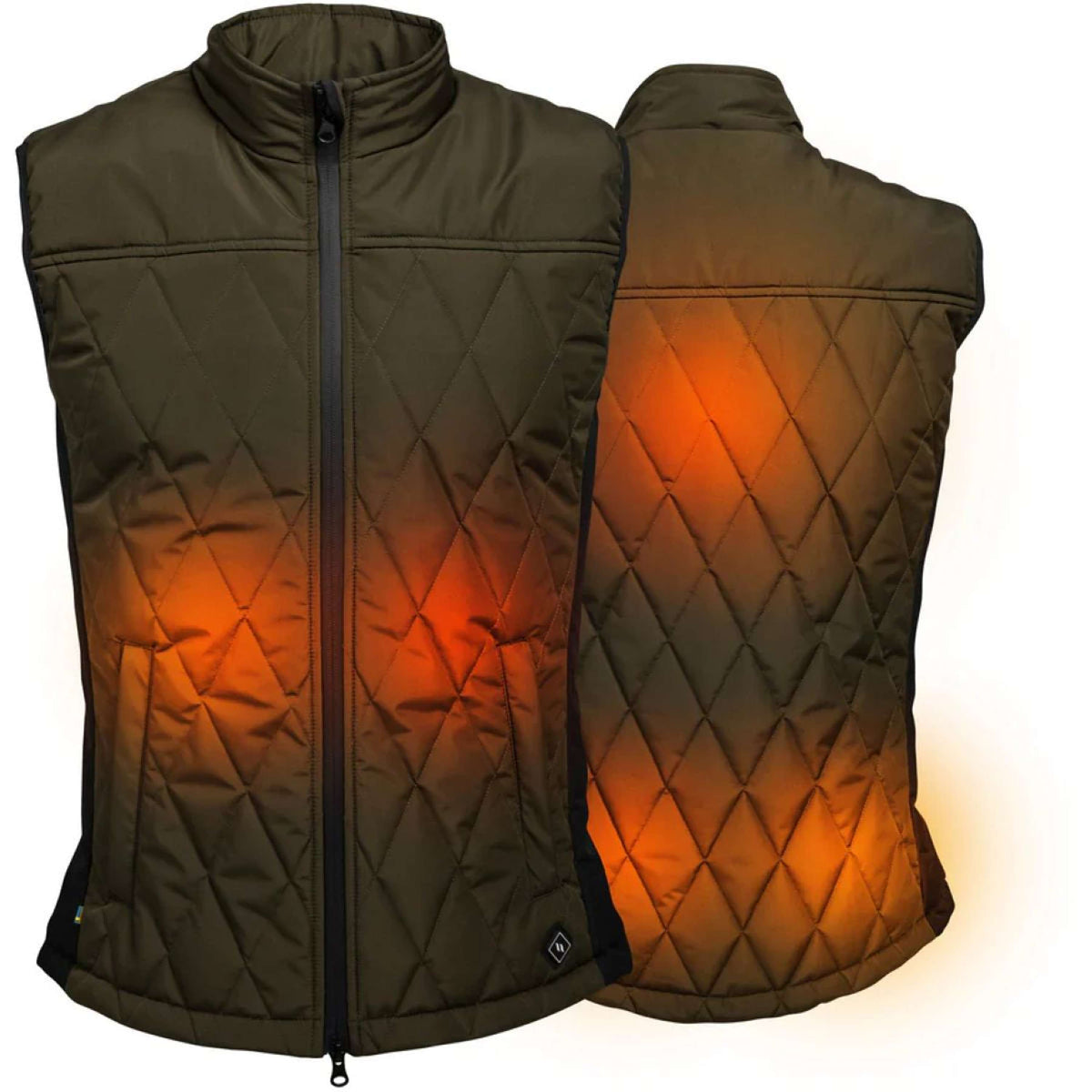 Back on Track Verwarmde Bodywarmer Teide Olive