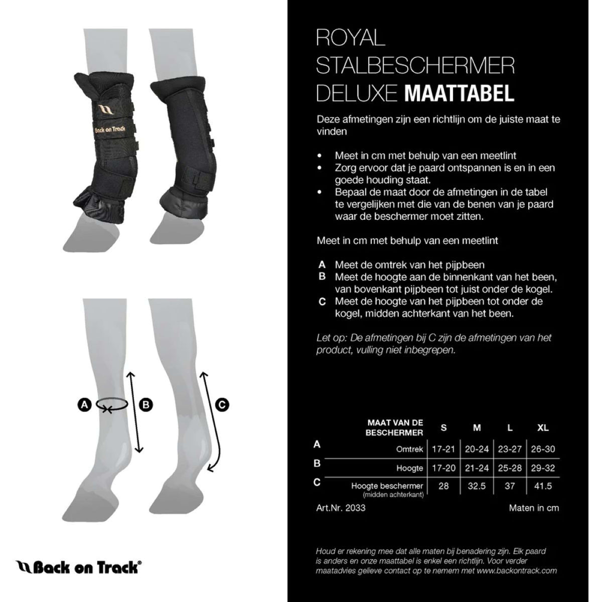 Back on Track Stalbeschermer Royal Deluxe Groen