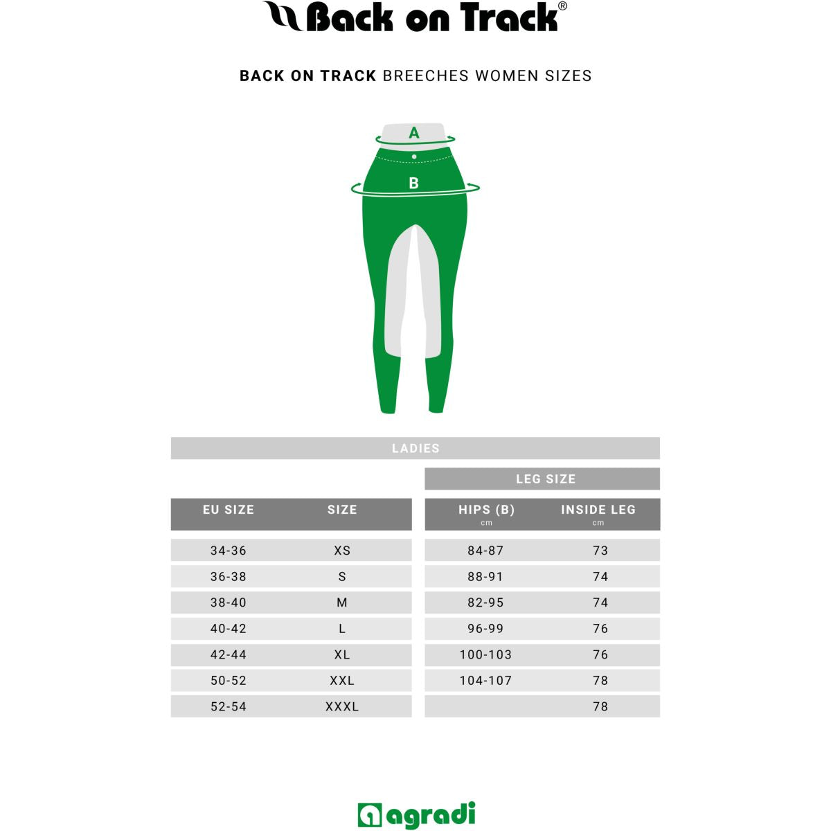 Back on Track Sportlegging Caia P4G Dames Zwart